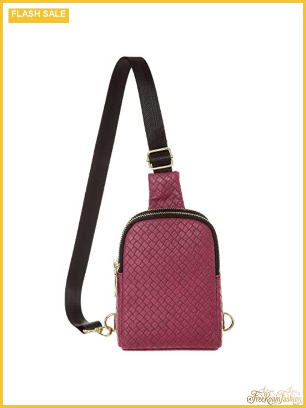 Faux Leather Crossbody Bag RFID Blocking Small Anti Theft Sling